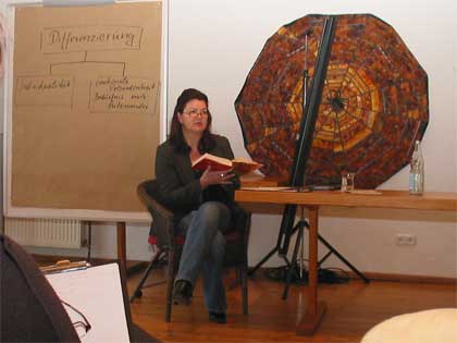 Monika Koch referierte mit Klaus Lennartz